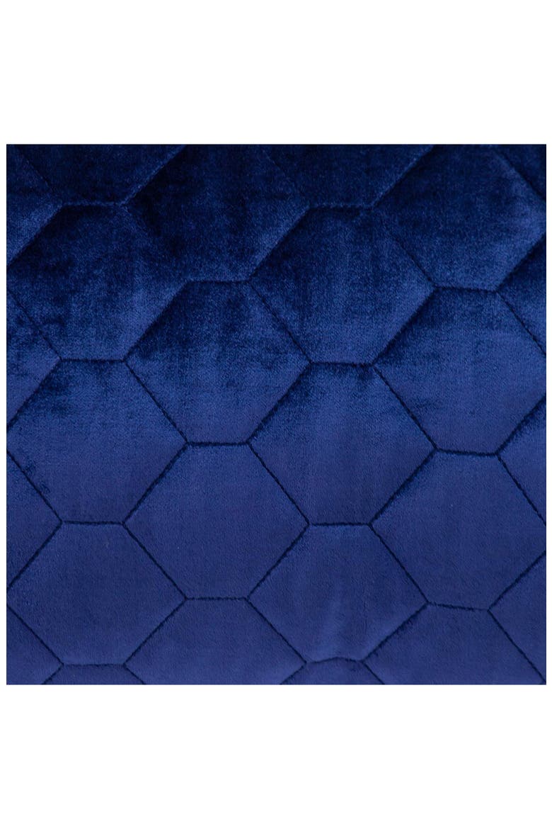 Parkland Colleciton Bazyli Quilted Throw Pillow, Alternate, color, BLUE