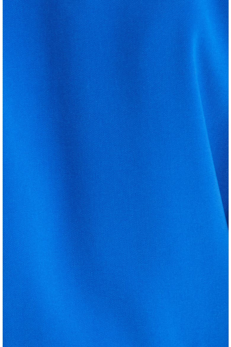 Colorblock Crop Bomber Jacket, Alternate, color, BLUE