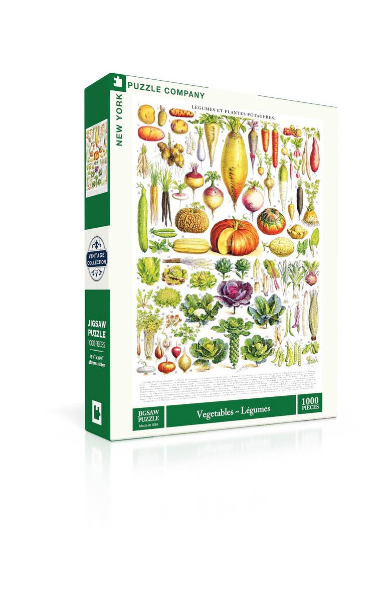 NEW YORK PUZZLE COMPANY Vegetables ~ Légumes 1000 Piece Puzzle, Alternate, color, NO COLOR