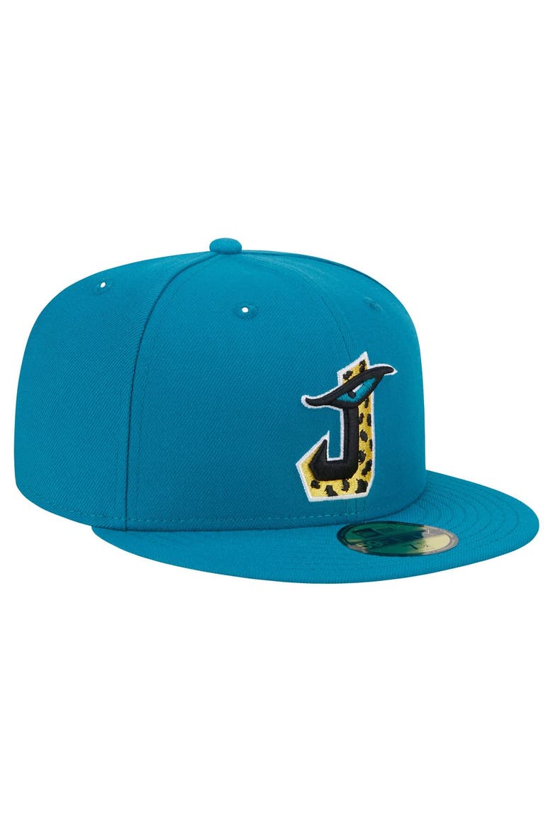 Men's New Era Teal Jacksonville Jaguars City Originals 59FIFTY Fitted Hat, Alternate, color, Teal