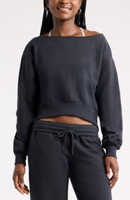 BP. Off the Shoulder Sweatshirt