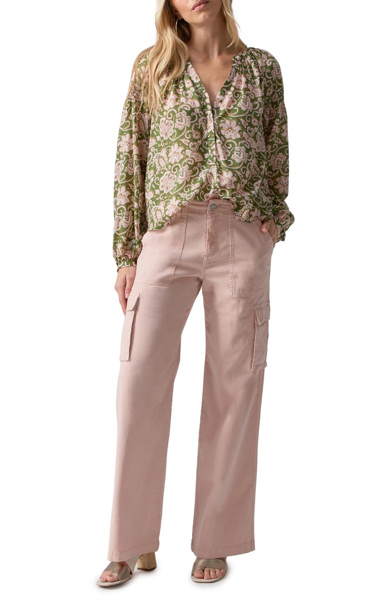 Sanctuary Sunday's Best Floral Print Top, Alternate, color, 