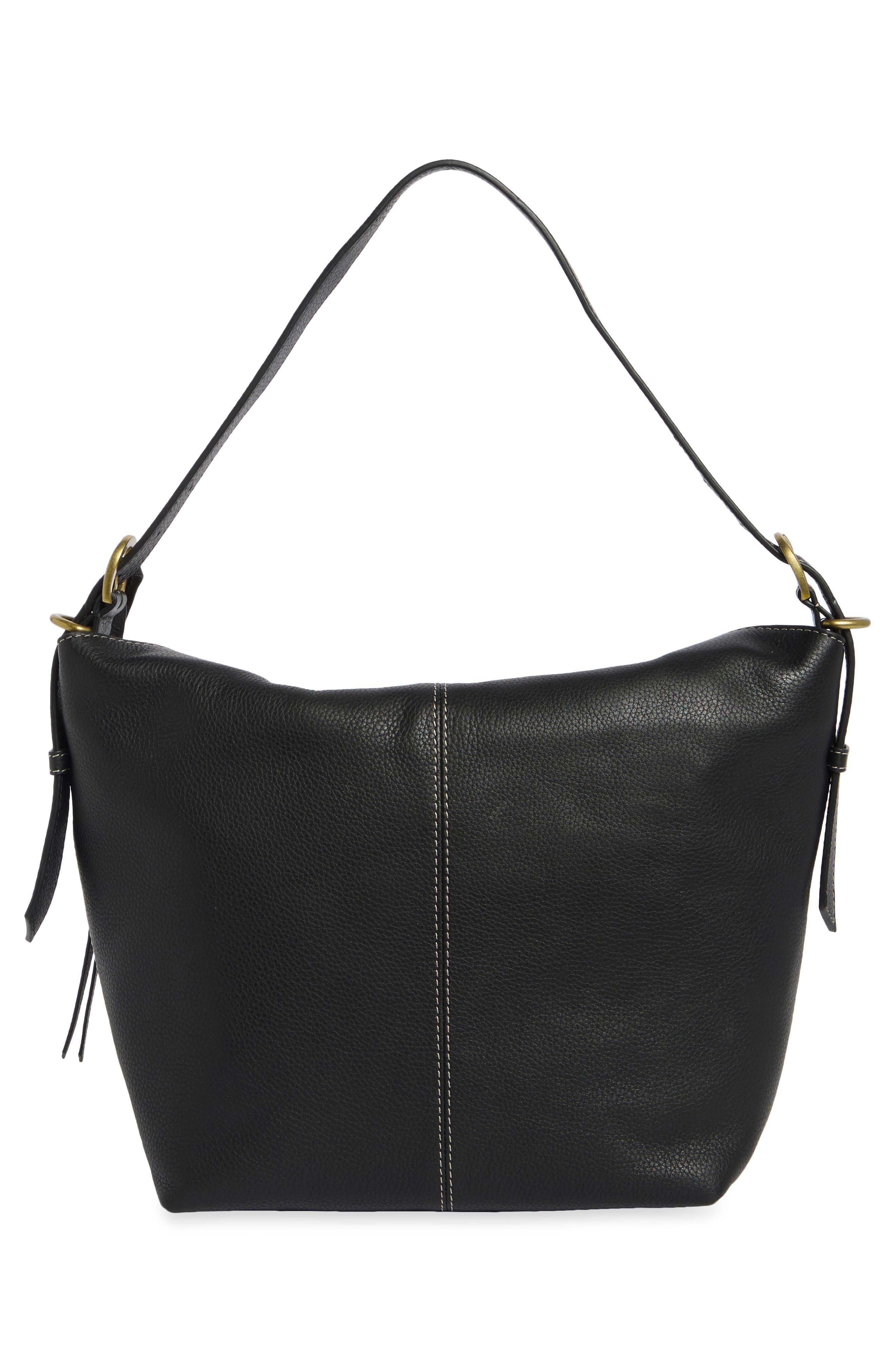 Amy Leather Hobo, Alternate, color, BLACK PEBBLE VINTAGE LE