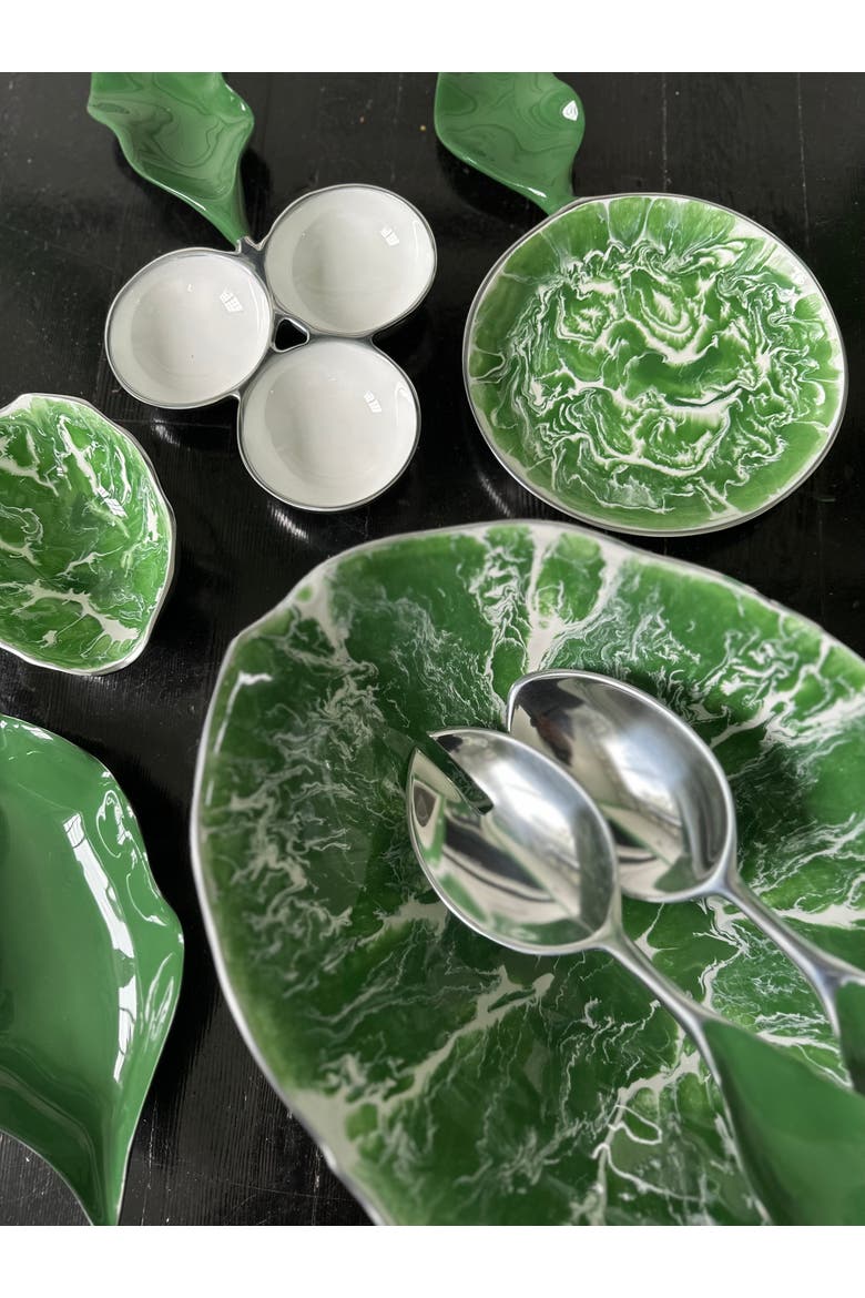 Verdura 3 Part Snack Dish, Alternate, color, White