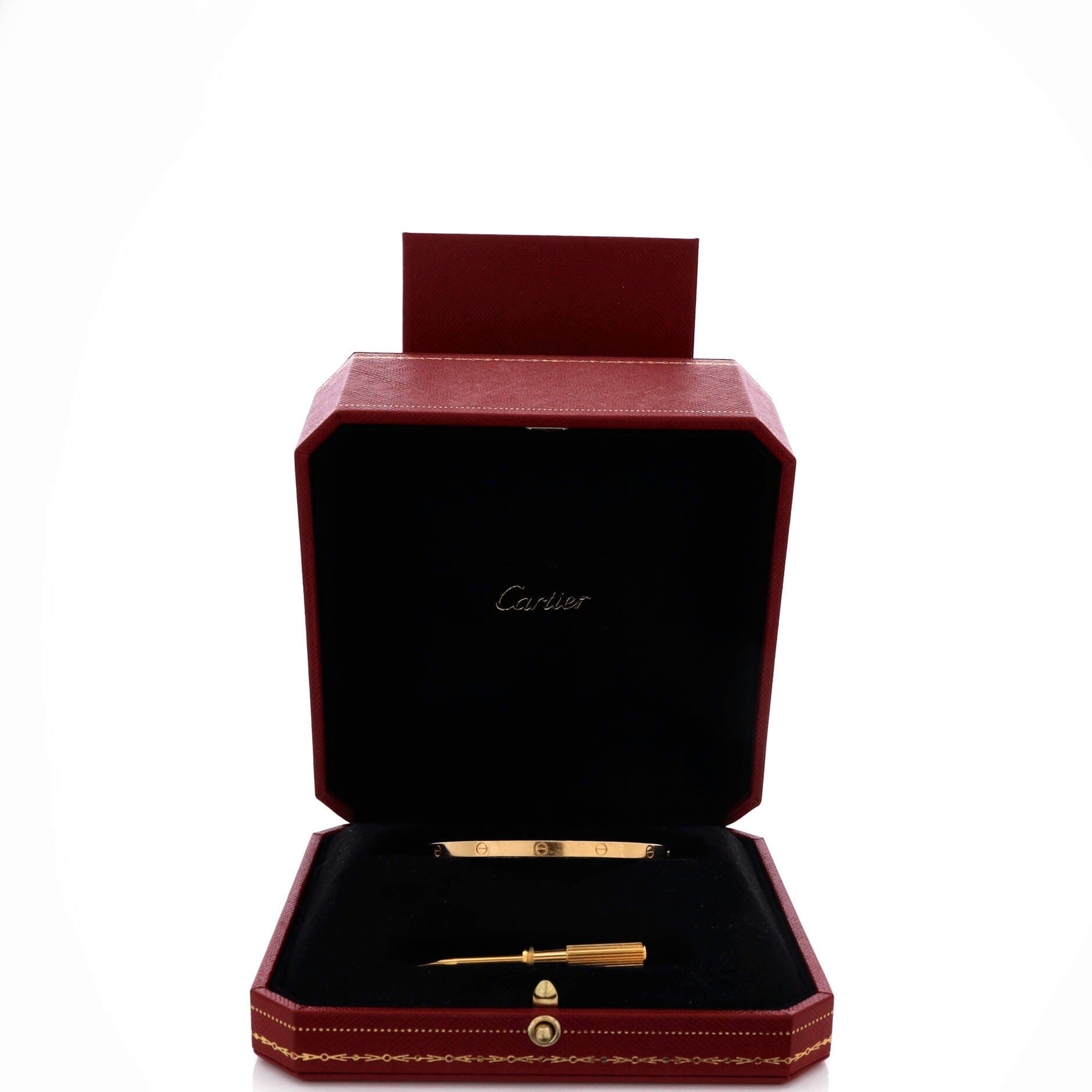 Love Bracelet 18K Yellow Gold Small, Alternate, color, Metallic Gold