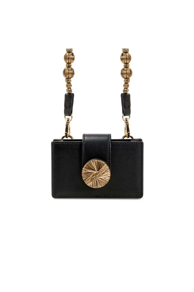 Alessa Black Card Holder, Alternate, color, Black