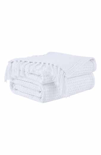 SOUTHSHORE FINE LINENS Ashmore Cotton Luxury Blanket