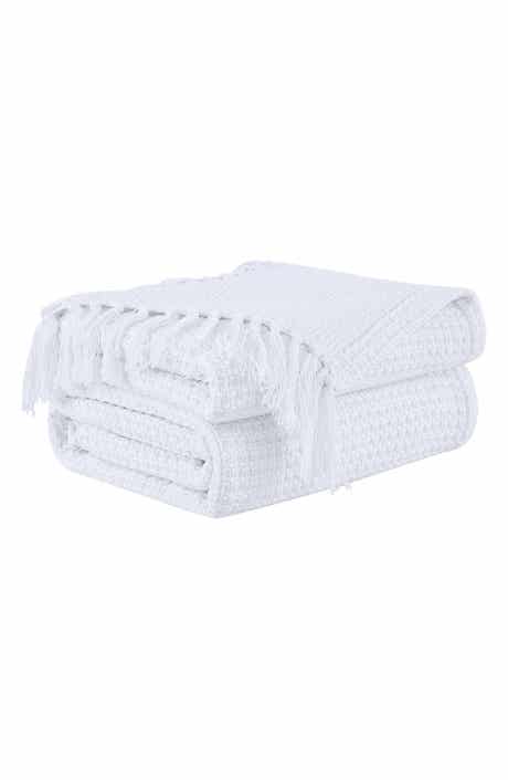 SOUTHSHORE FINE LINENS Ashmore Cotton Luxury Blanket