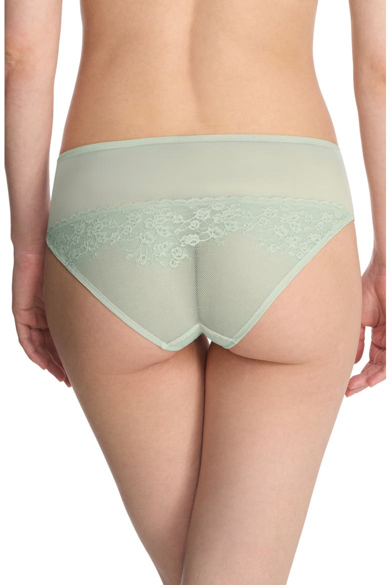 Cherry Blossom Lace Briefs, Alternate, color, MEADOW