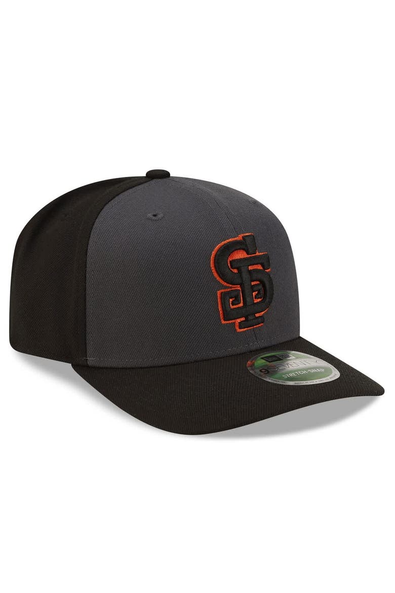 Men's New Era  Gray/Black San Francisco Giants Player Replica Alternate 9SEVENTY Adjustable Hat, Alternate, color, Gray