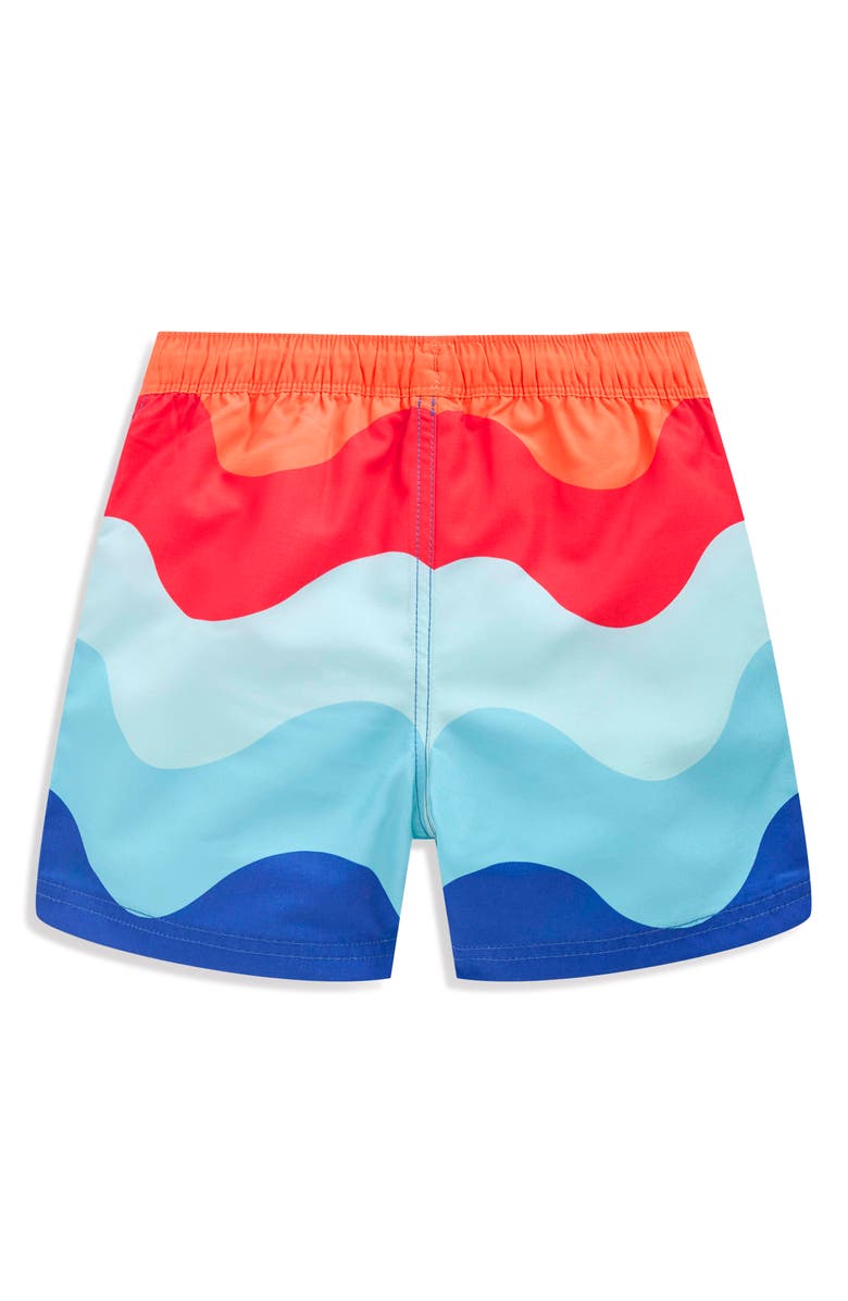 Mini Boden Kids' Swim Shorts, Alternate, color, Wide Waves