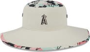 New Era Men's New Era Natural Los Angeles Angels Retro Beachin' Bucket Hat