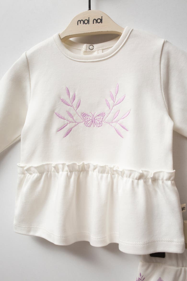 Butterfly Outfit Set, Alternate, color, Pink