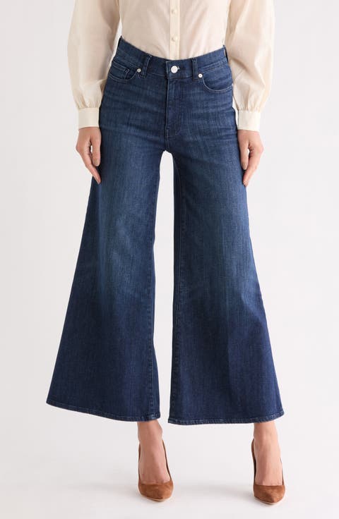 Le Palazzo Crop Wide Leg Jeans (Guilty)