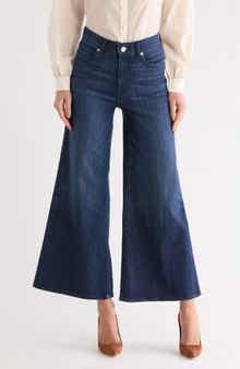 Le Palazzo Crop Wide Leg Jeans