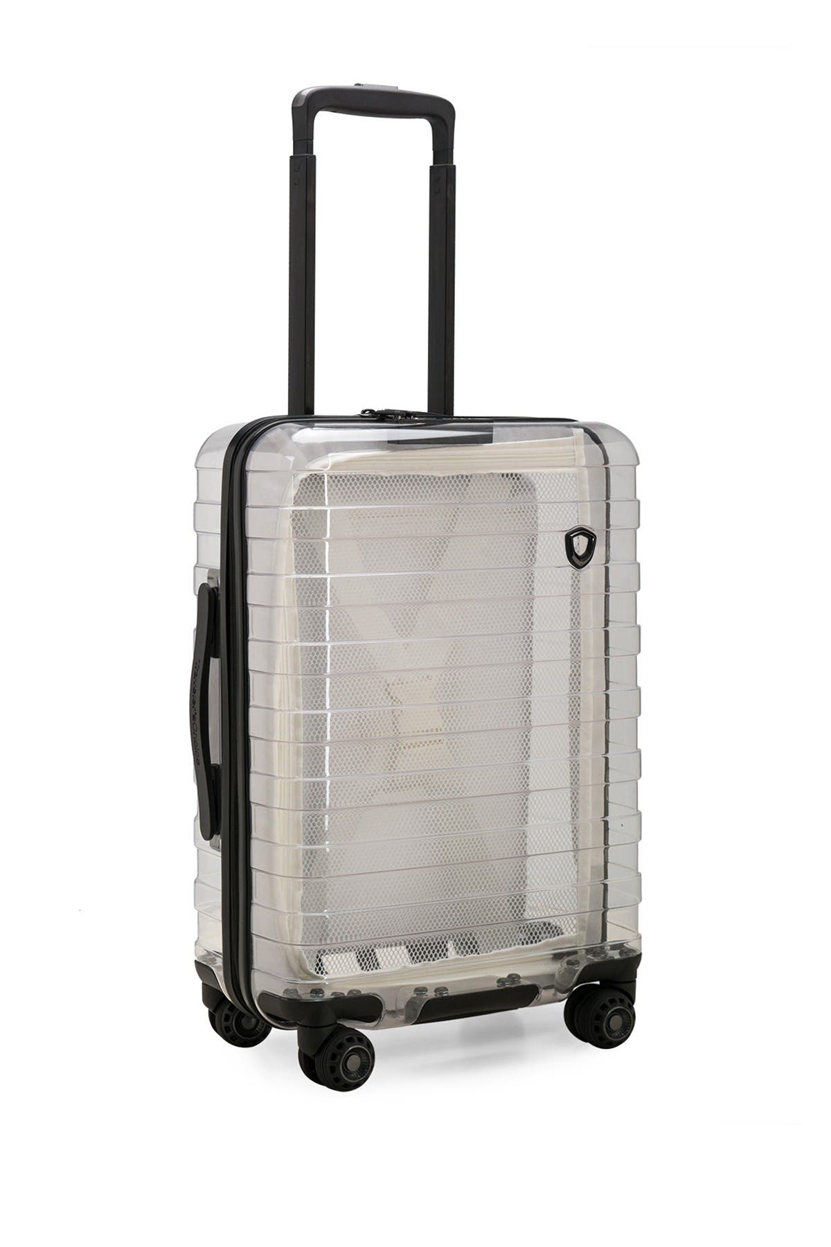 TRAVELERS CHOICE Millennial Special Edition 21" Hardside Carry-On Spinner & Power Bank, Main, color, 