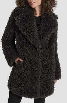 DKNY Faux Fur Jacket