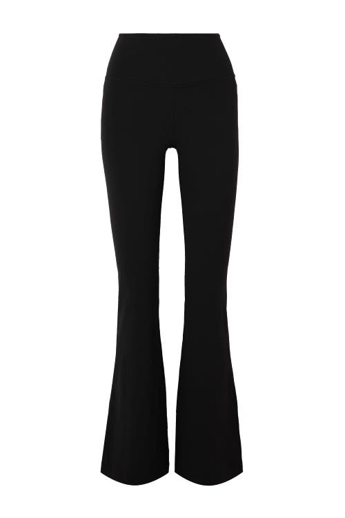Lezat Vanna Organic Cotton Bootleg Flare Pant In Black