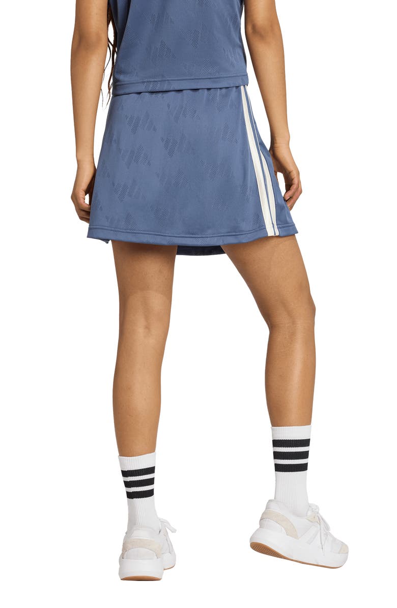 adidas Stadium 3-Stripes Jacquard Tennis Skort, Alternate, color, Preloved Ink/ Off White