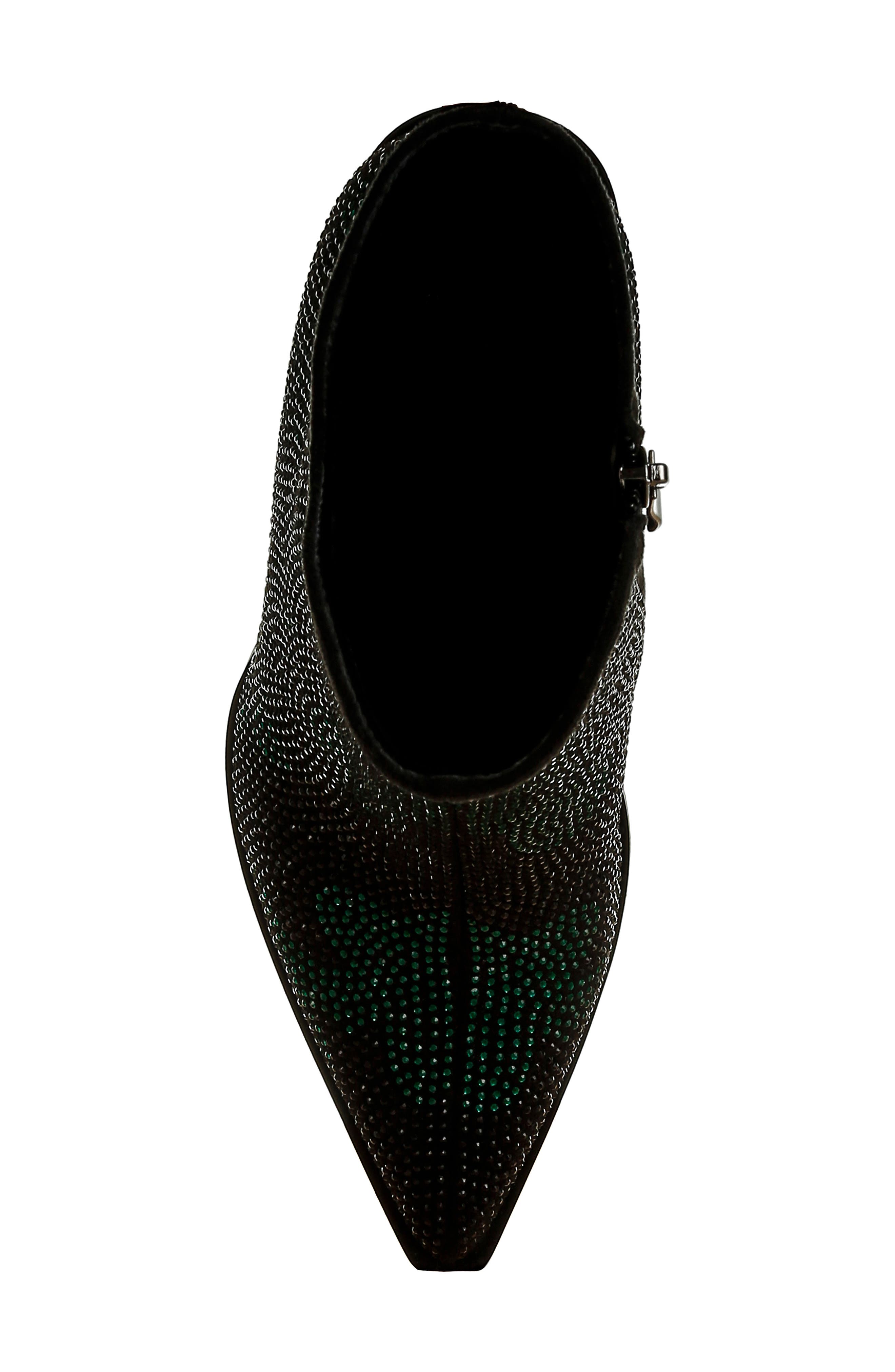 Zarka Pointed Toe Bootie, Alternate, color, GREEN