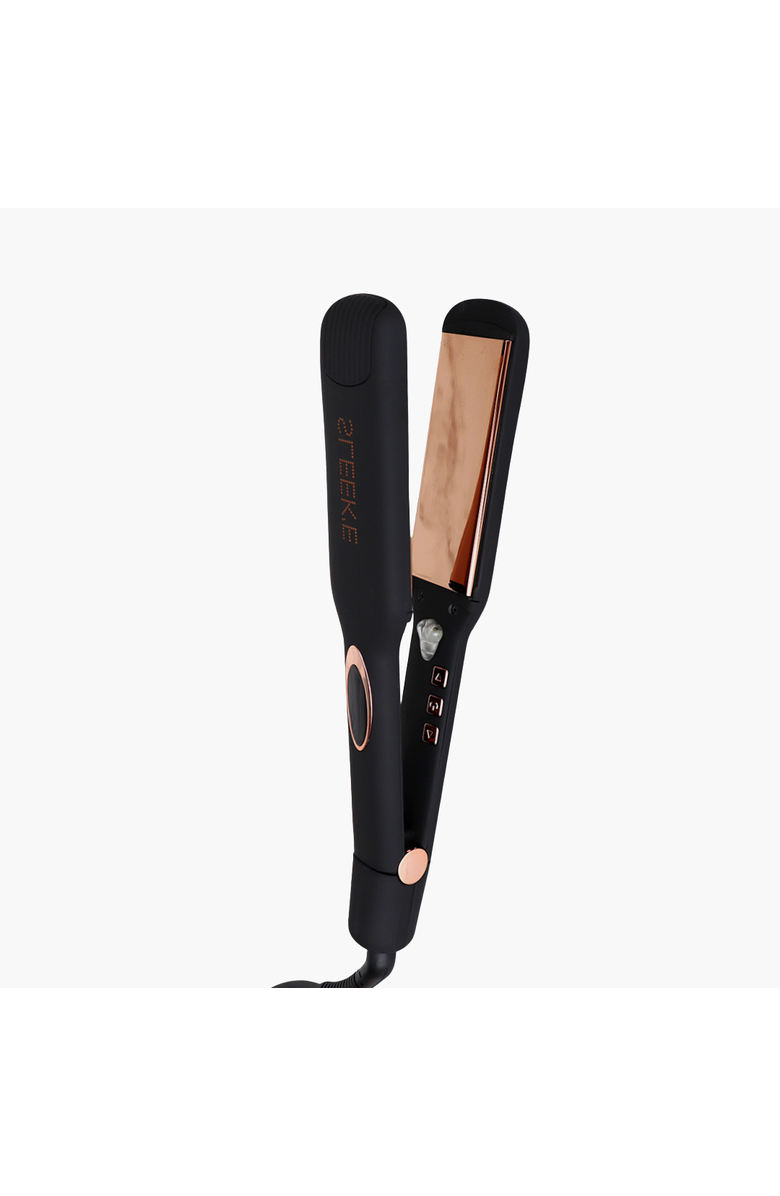 SLEEKE HAIR Titanium Flat Iron, Alternate, color, Black And Rose Gold