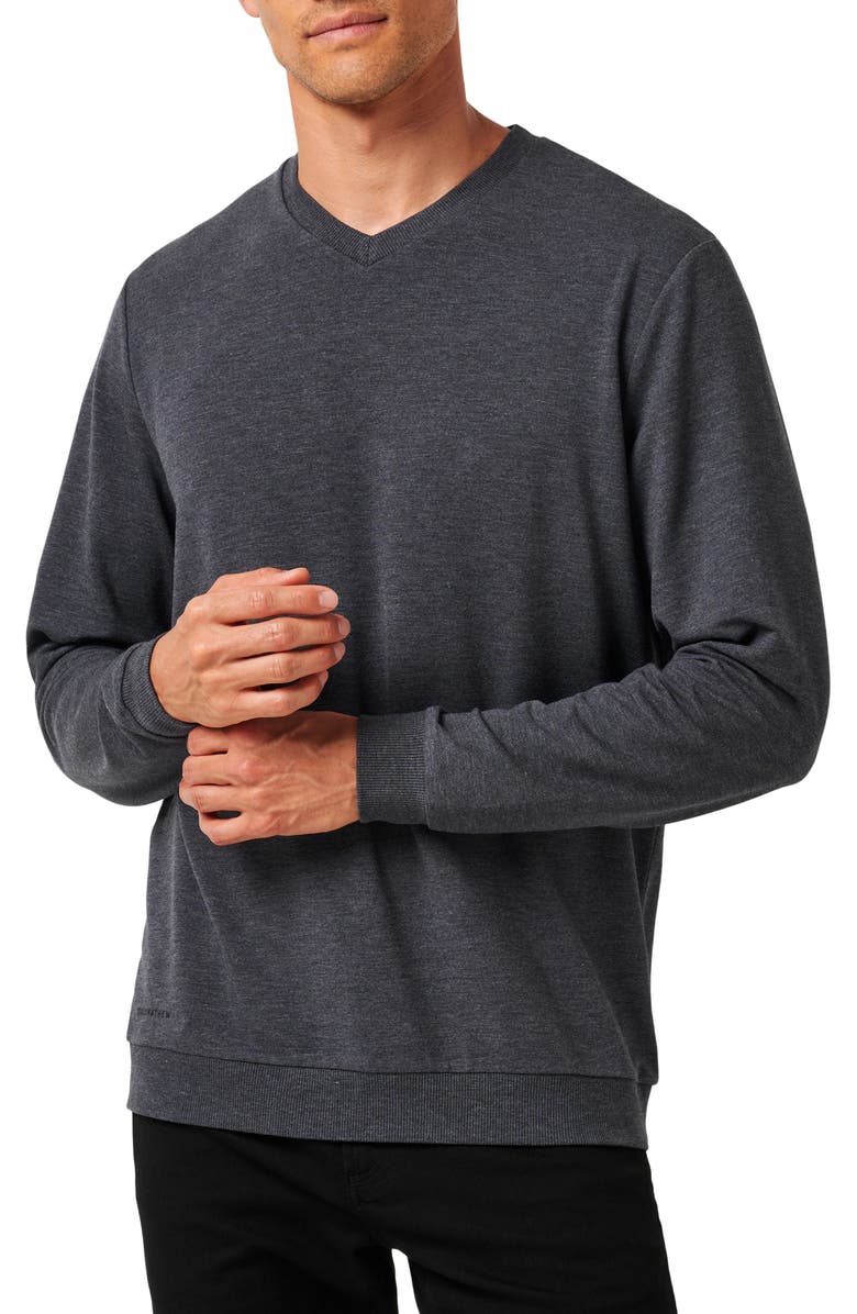 TravisMathew Amenities V-Neck Sweatshirt, Main, color, 