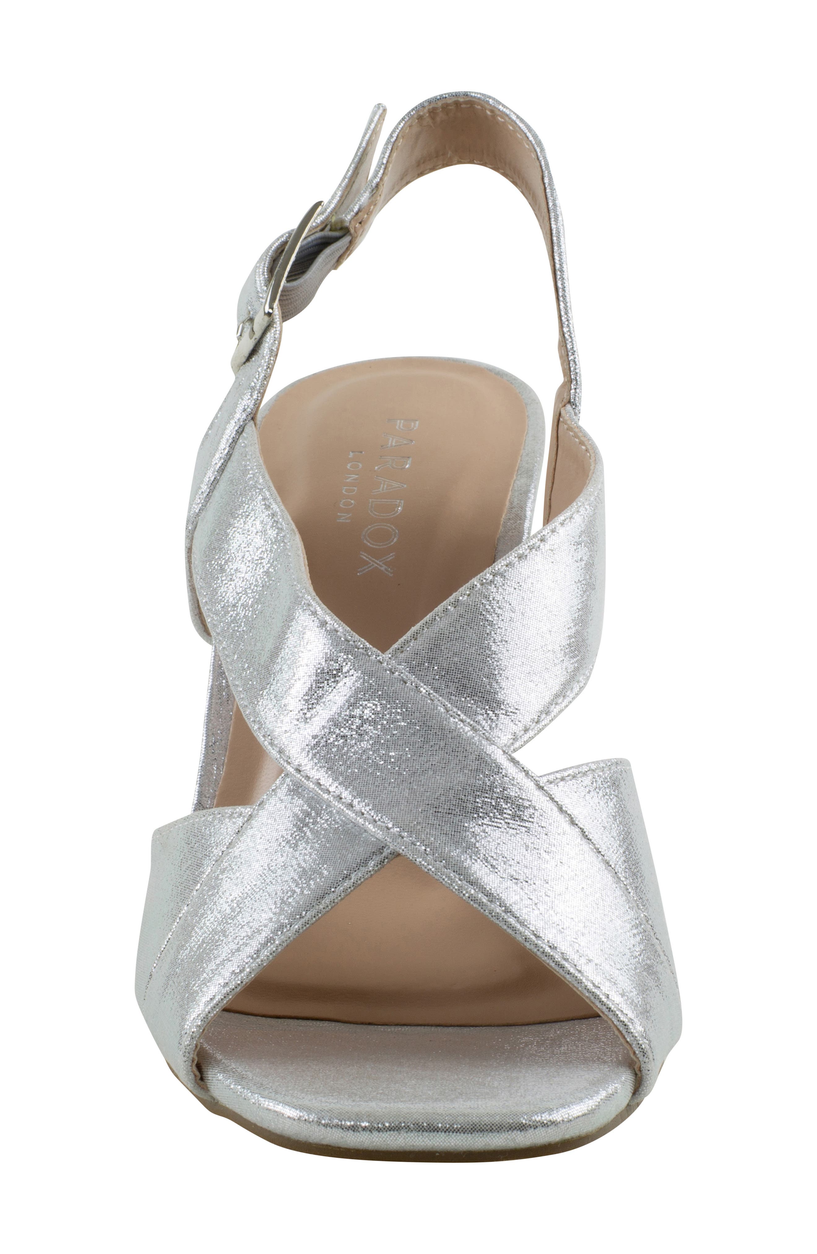 Paradox London Pink Hibiscus Slingback Sandal, Alternate, color, 