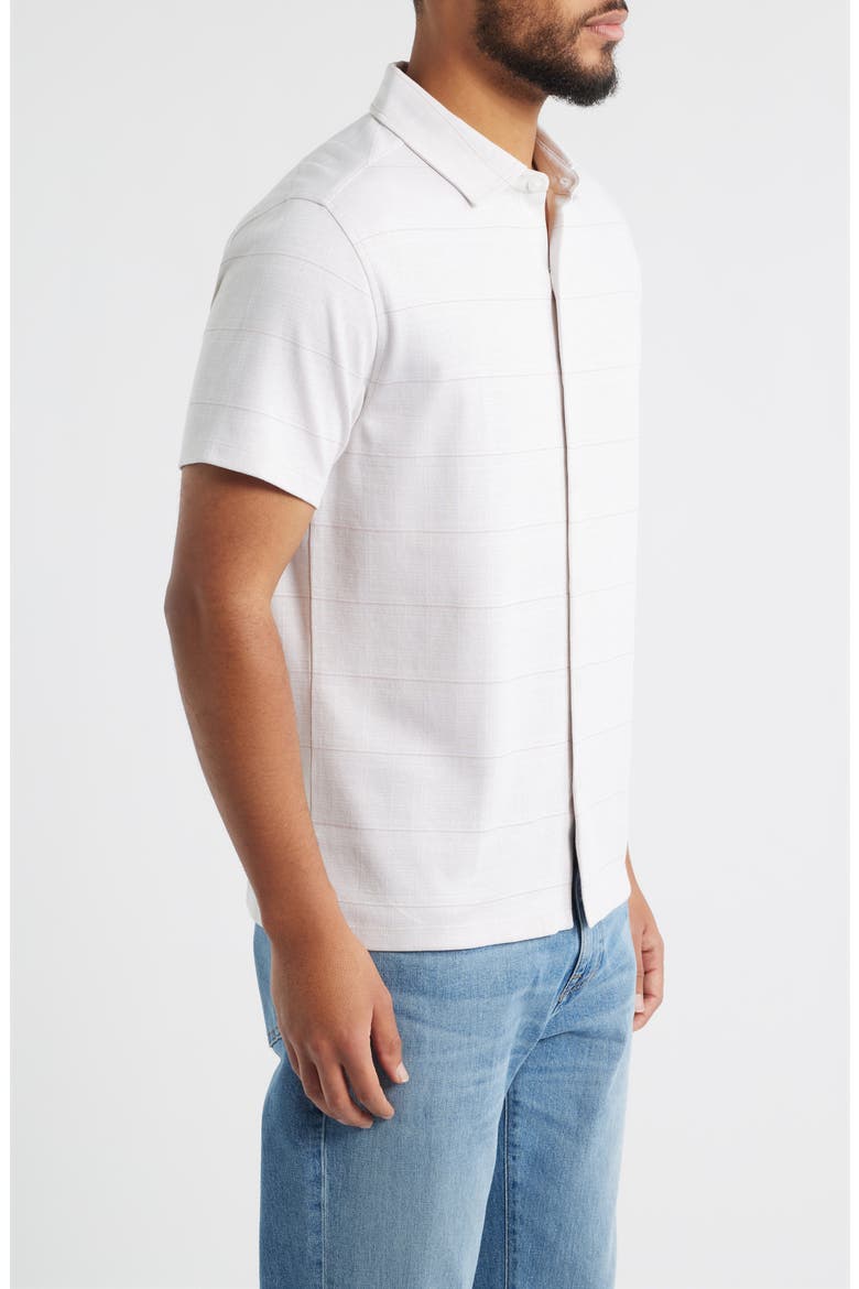 Torin Short Sleeve Button-Up Shirt, Alternate, color, SHADOW CORAL