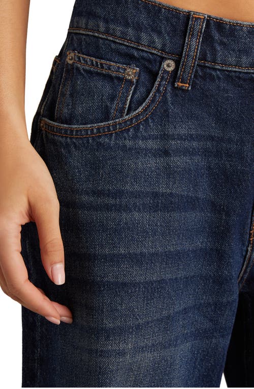 Lucky Brand Low Rise Barrel Jeans In Blue