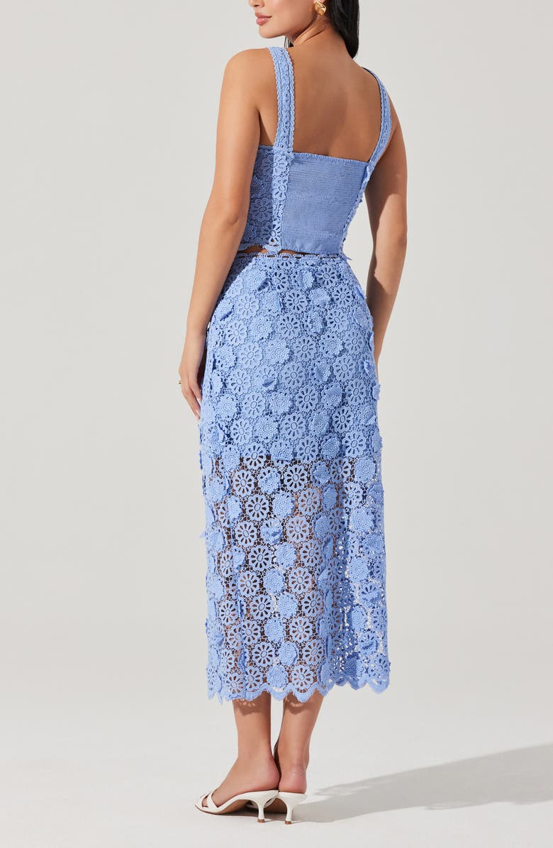 ASTR the Label Jonae Guipure Lace Crop Top, Alternate, color, 