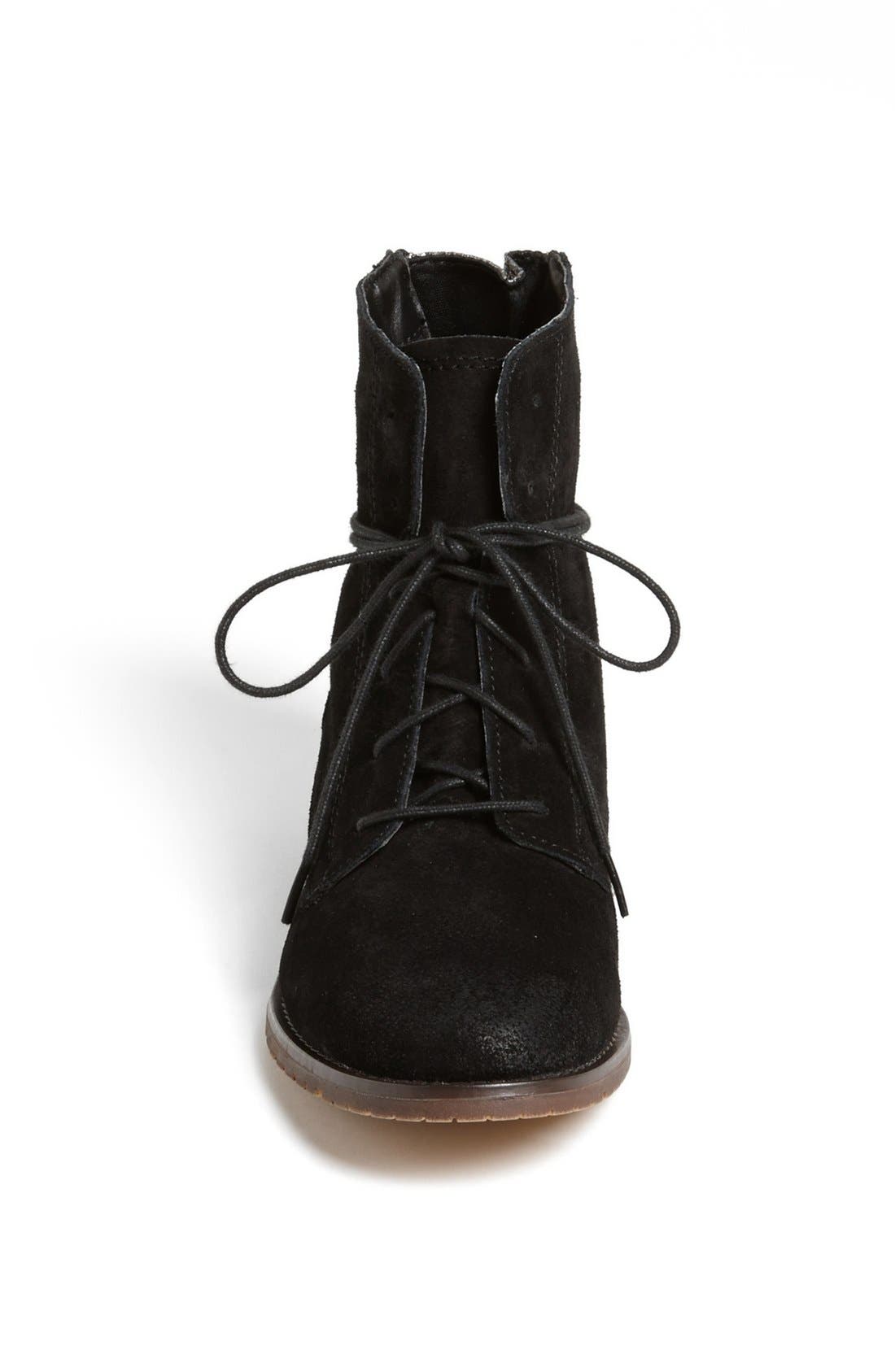 'Rawlings' Bootie, Alternate, color, BLACK SUEDE