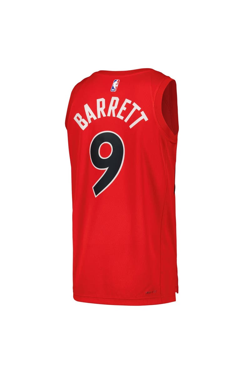 Nike Unisex Nike RJ Barrett Red Toronto Raptors Swingman Jersey - Icon Edition, Alternate, color, Red