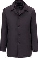 Victor Emmanuel Removable Mock Neck Water Resistant Jacket