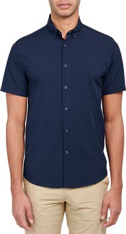 Brooklyn Brigade Slim Fit Solid 4-Way Stretch Performance Shirt
