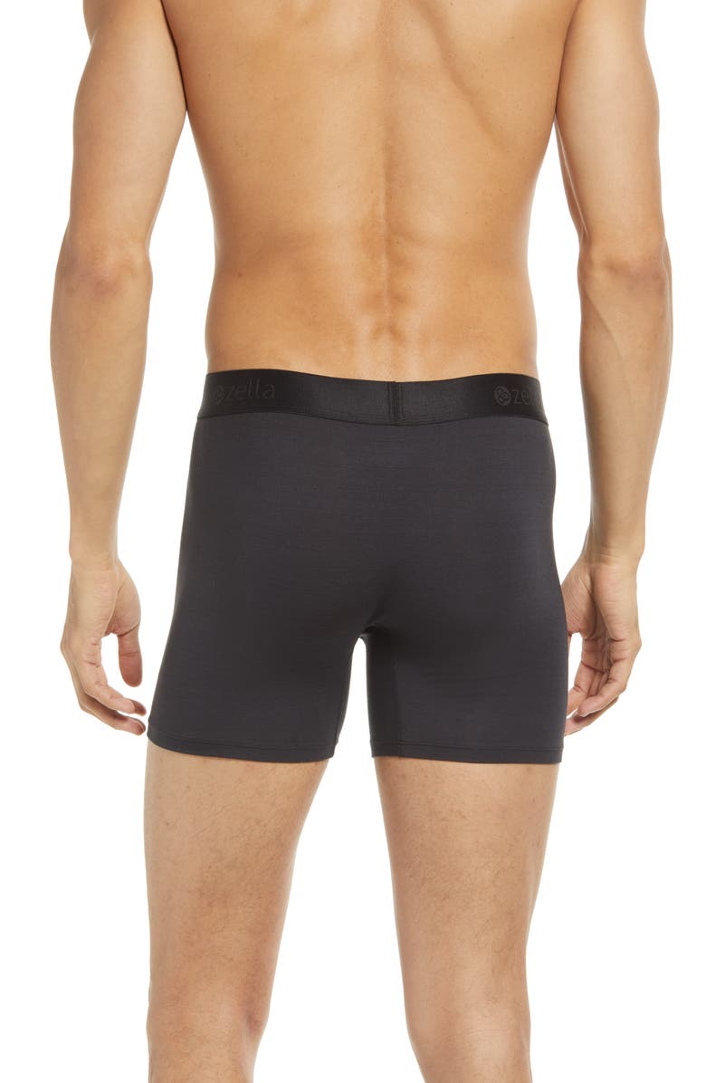 Zella 3-Pack Comfort Modal Boxer Briefs, Alternate, color, 