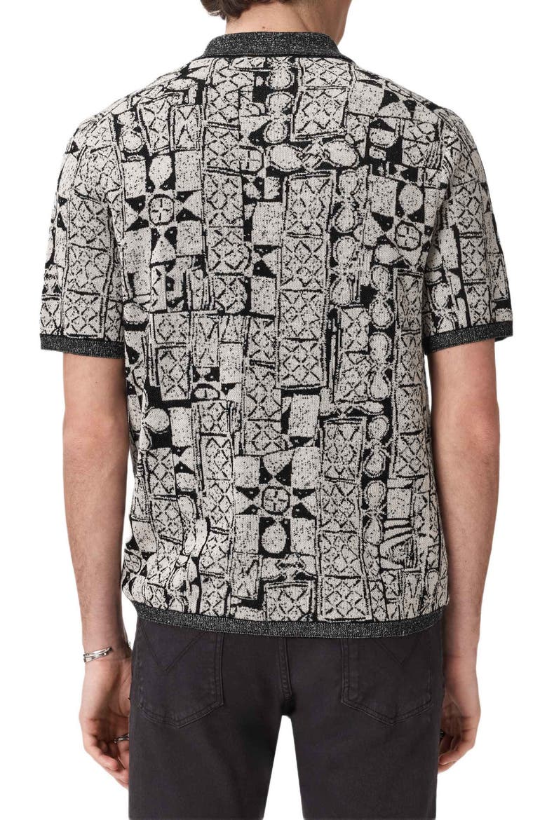 Ferrin Short Sleeve Cardigan, Alternate, color, BLACK/ WHITE