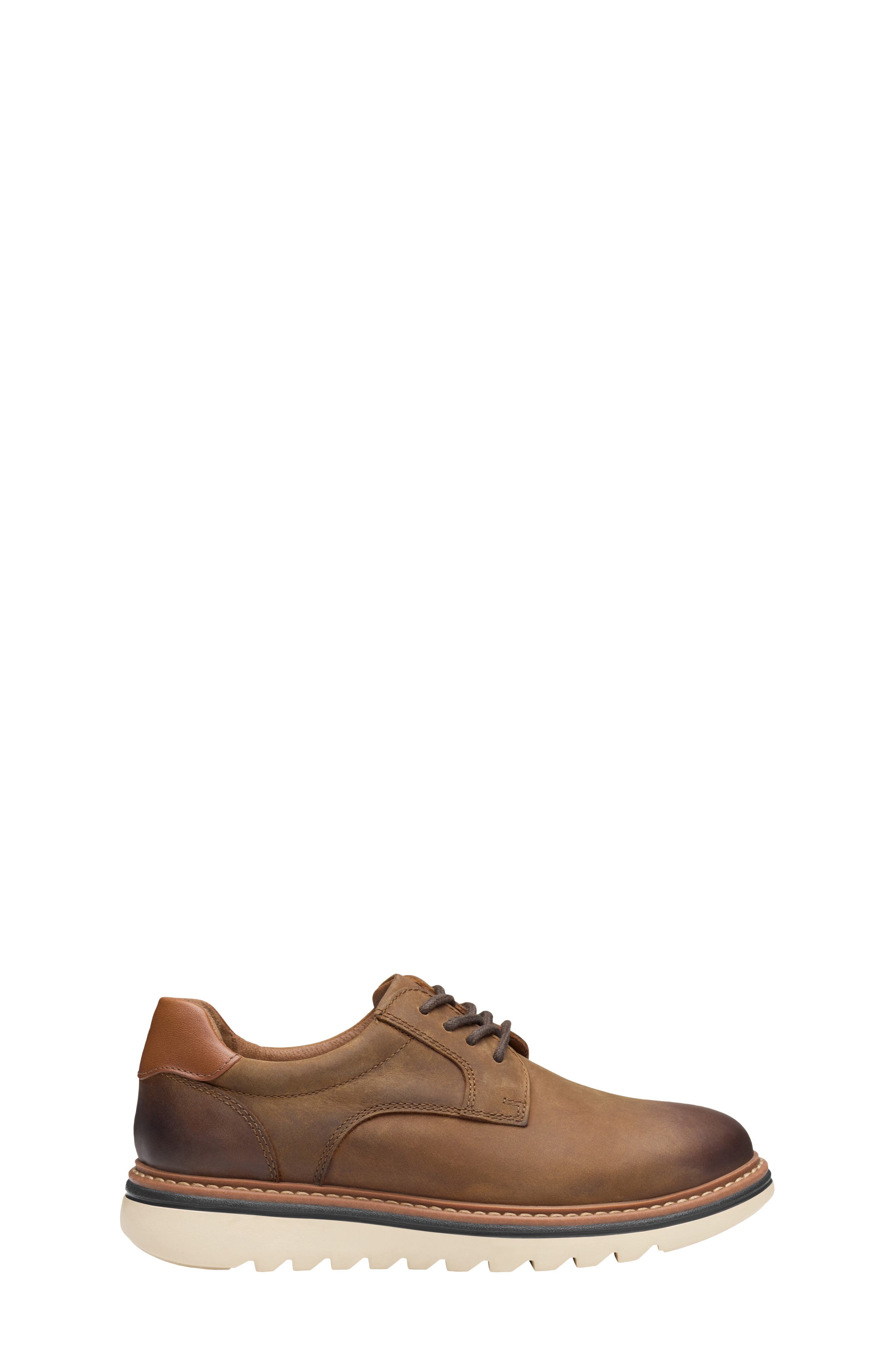 Kids' Braxton Plain Toe Derby, Alternate, color, BROWN OILED FULL GRAIN