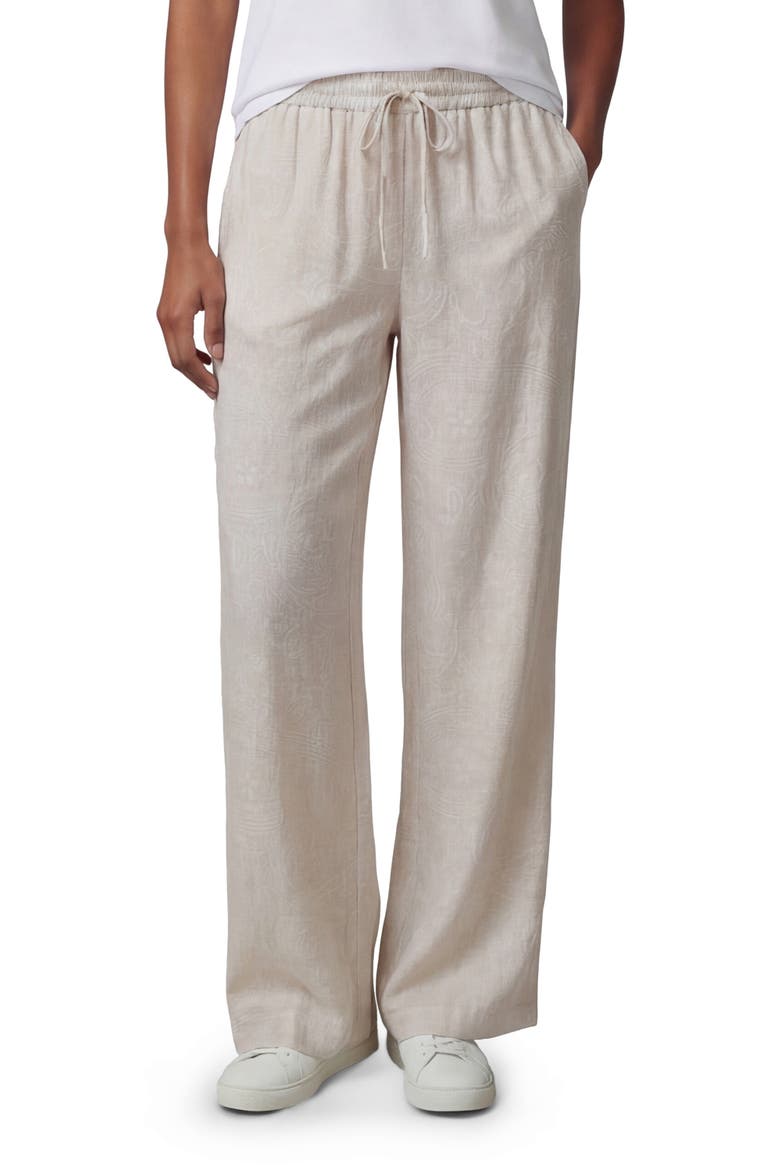 Paisley Explosion Womens Wide-leg Pant, Main, color, PAISLEY EXPLOSION IVORY