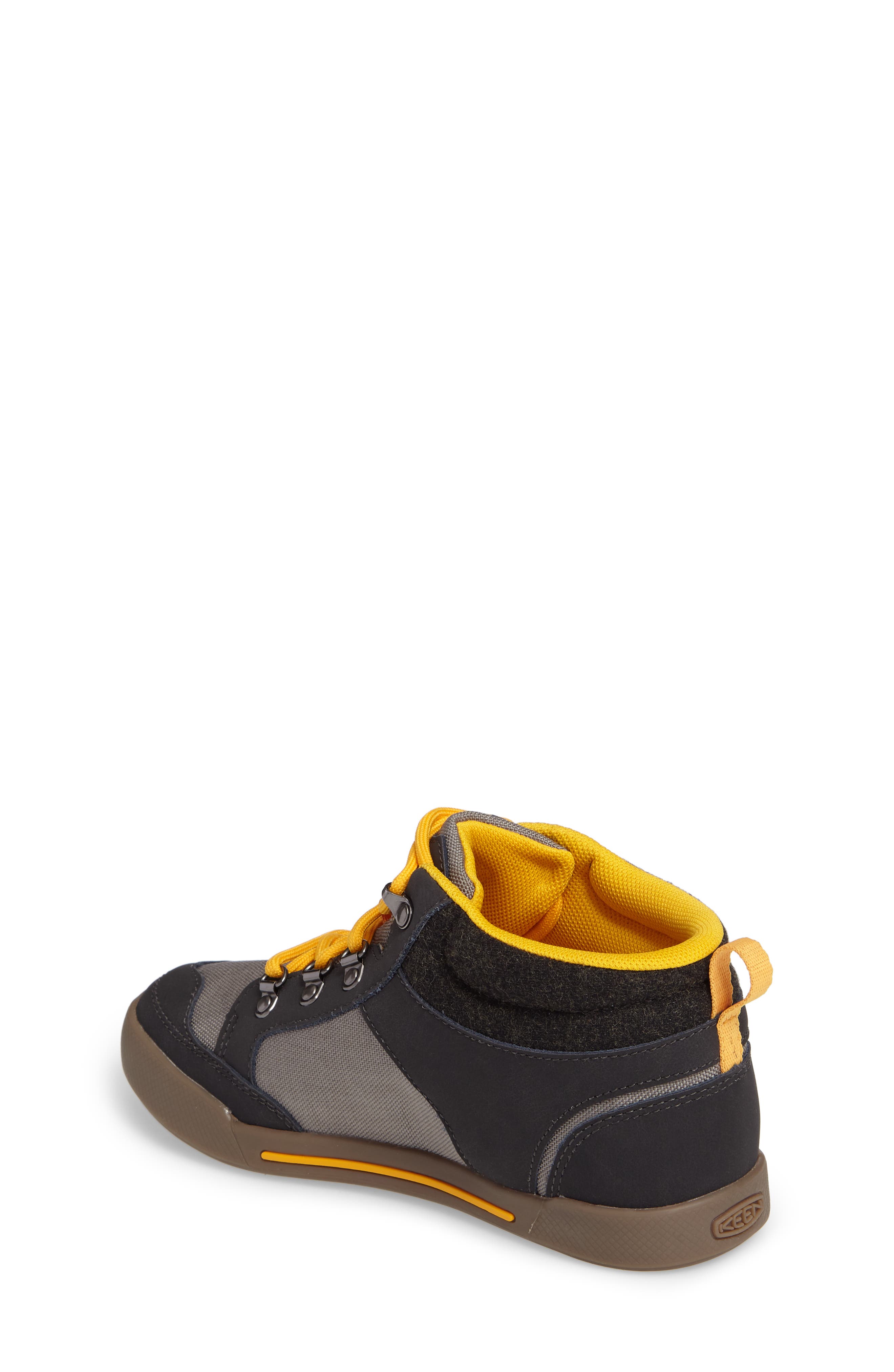 KEEN Encanto Wesley II High Top Sneaker, Alternate, color, Raven/ Steel