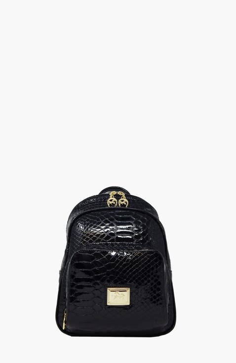 Gallop 525 Patent Leather Backpack