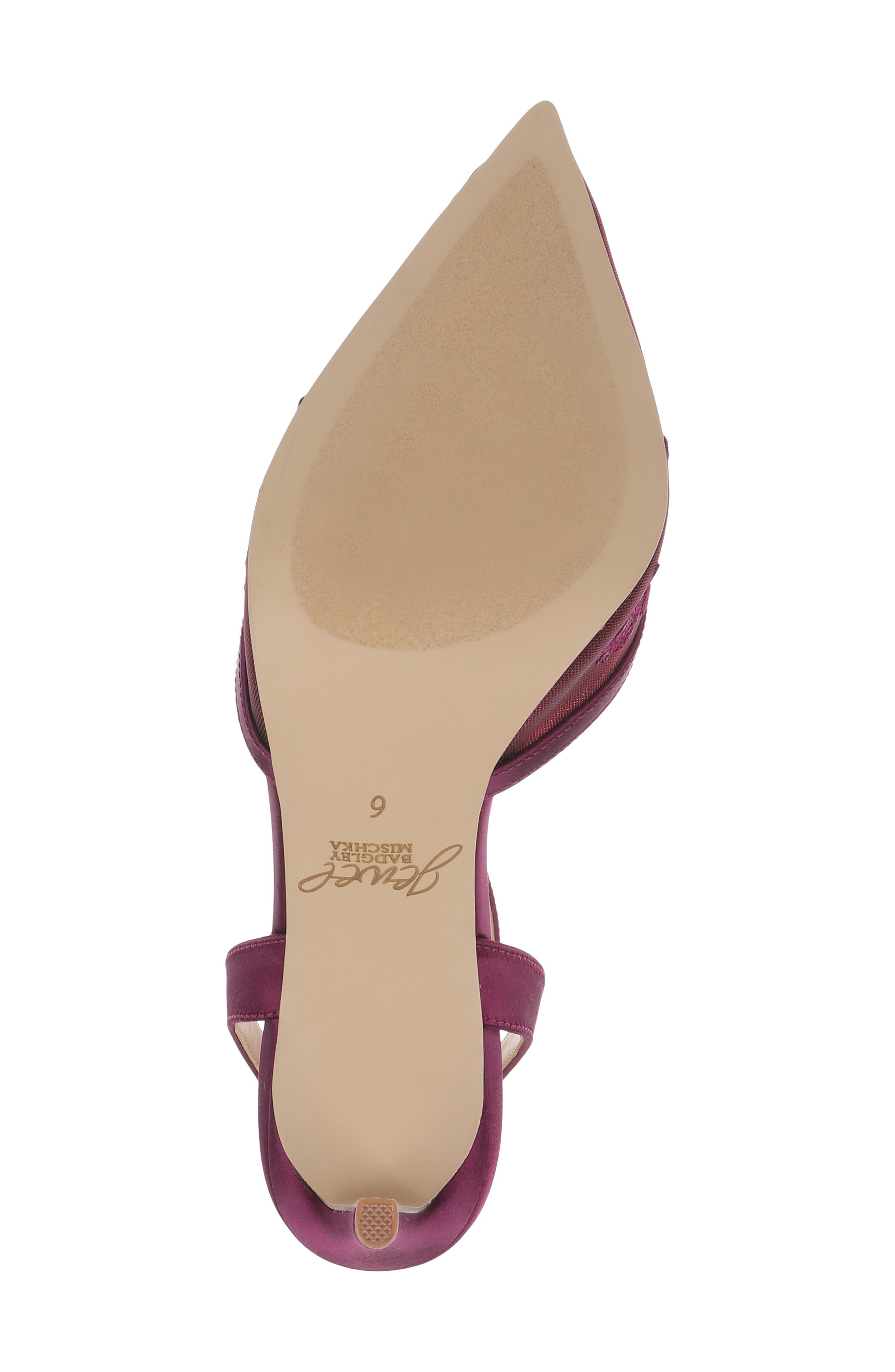 Zaida Ankle Strap Pointed Toe Pump, Alternate, color, WINE SATIN
