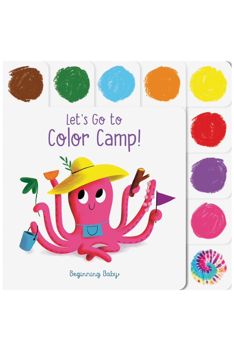 'Let's Go to Color Camp' Board Book, Alternate, color, WHITE MULTI
