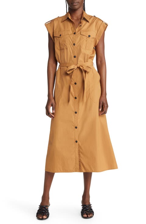 Roxanne Cotton Midi Shirtdress