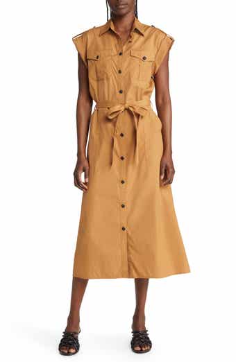 rag & bone Roxanne Cotton Midi Shirtdress