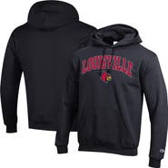 Champion Men's Champion Black Louisville Cardinals Arch Over Logo Pullover Hoodie