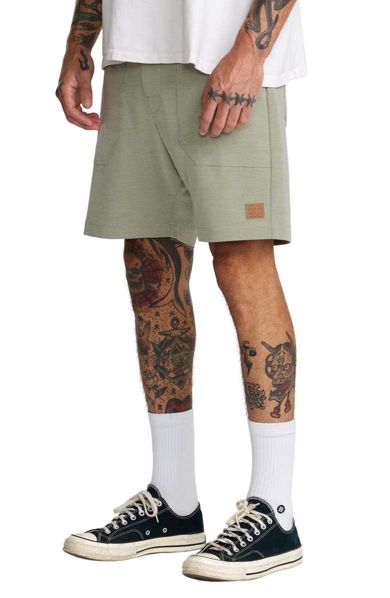RVCA Brophy Hybrid Shorts, Alternate, color, Light Olive