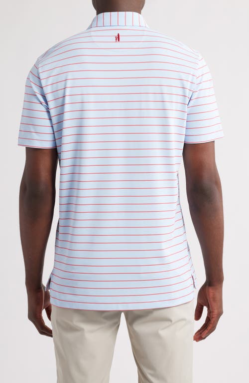Johnnie-o Kerwin Stripe Prep-formance Golf Polo In Kona