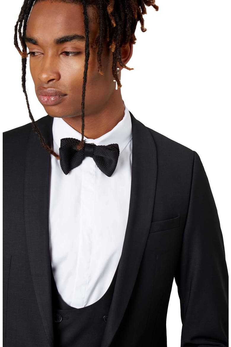 Ellroy Skinny Fit Suit Jacket, Alternate, color, BLACK