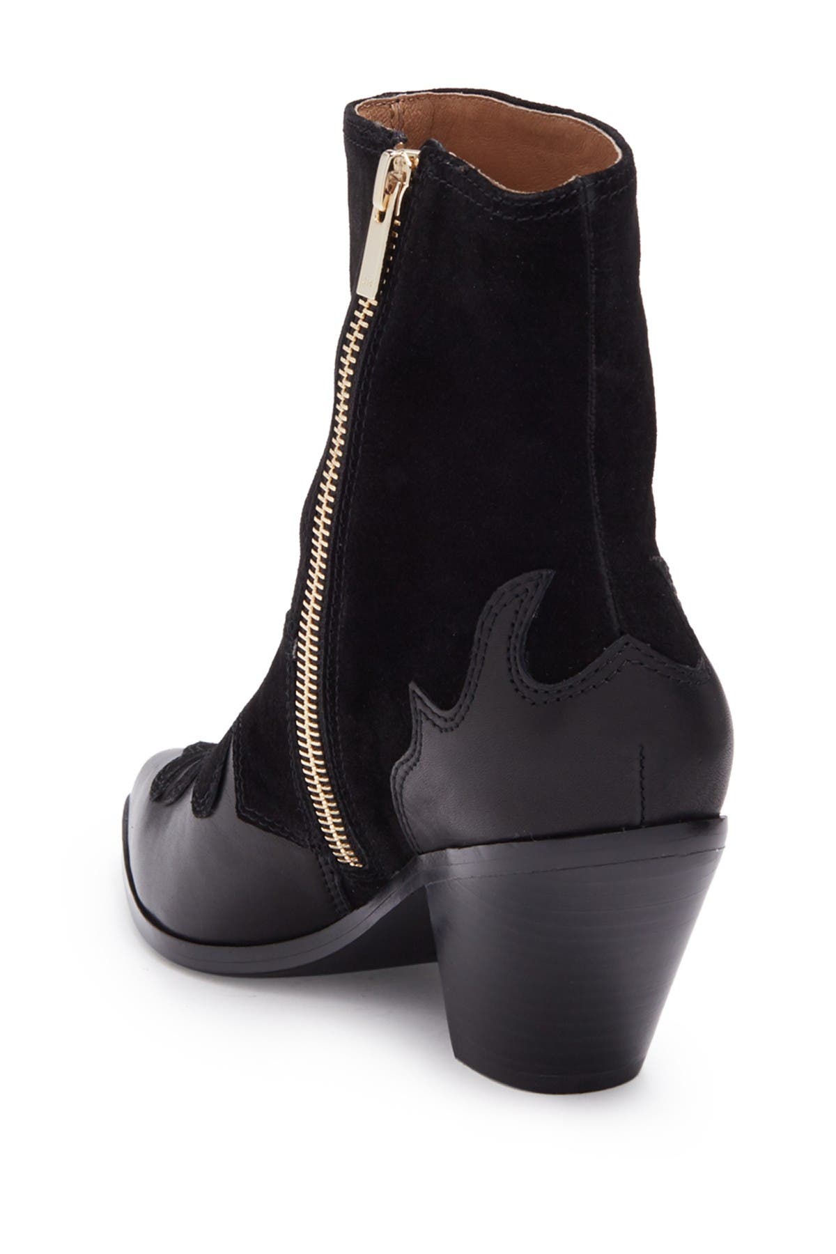 Joie Rafa Suede Western Ankle Boot, Main, color, 