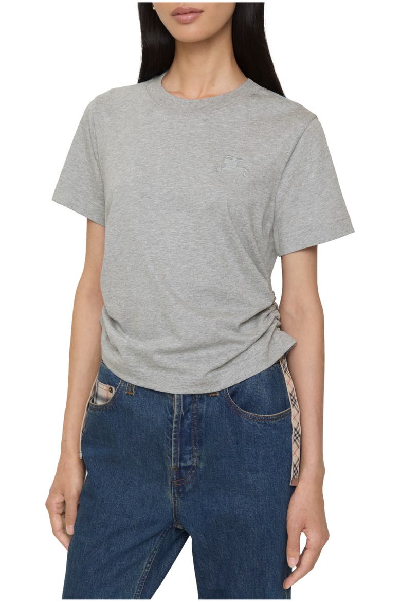 Festival Cotton T-shirt, Main, color, Pale grey melange